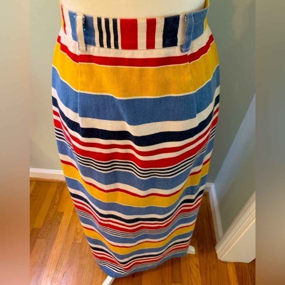 Hill Country Vintage cotton maxi skirt, size 10